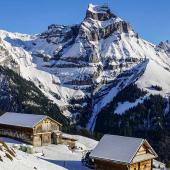 Winterlandschaft in den Alpen